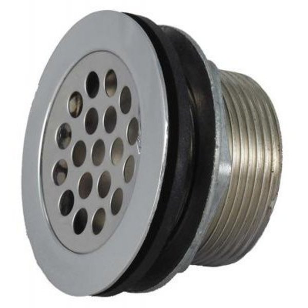 Jr Products SHOWER STRAINER W/GRID, LOCKNUT, SLIP NUT, RUBBER AND PLASTIC WASHER 9495-211-022